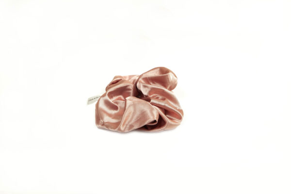 Stella & Emilie silk scrunchies set of 2 pink & Red