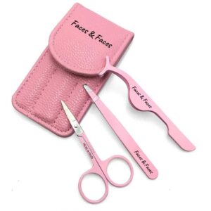 Faces & Faces lashes applicator pink set