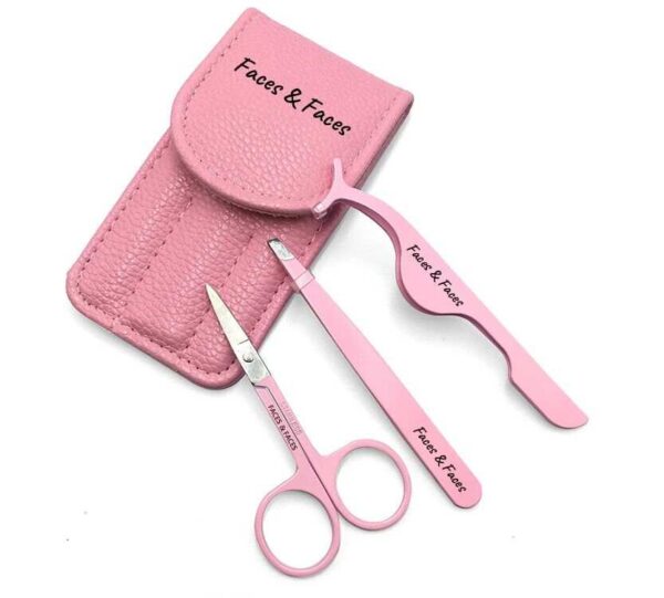 Faces & Faces lashes applicator pink set