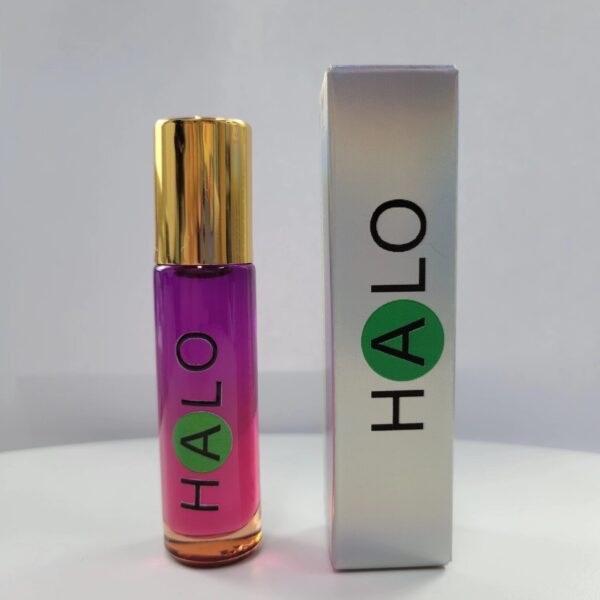 Halo tinted lip oil purple