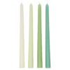 Stella & Emilie ombré green candles sticks